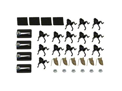 OE Style Lower Body Molding Mounting Kit (1968 Camaro RS)