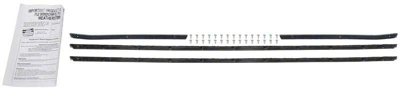 OER 4-Piece OE Style Window Felt Set – For 1968-1969 Firebird & Camaro Coupes
