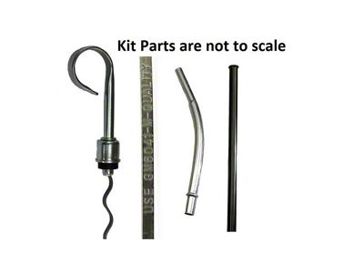 Oil Dipstick and Tube Kit; 1st Design (69-75 Small Block V8 Camaro)