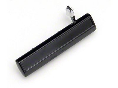 Camaro Outside Door Handle, Left, Black, 1982-1992