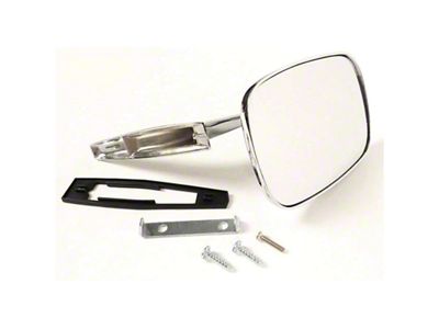 Camaro Outside Door Mirror, Right, Smooth Stem, 1968-1969