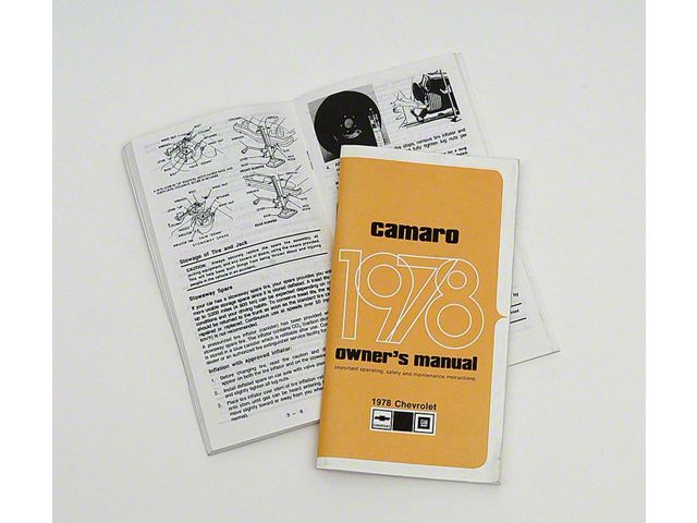 1978 Camaro Owners Manual