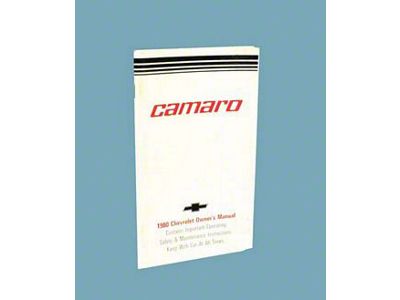 1980 Camaro Owners Manual
