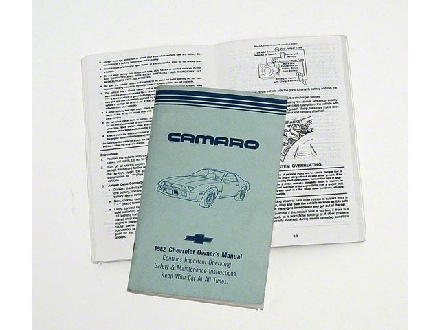 Camaro Owner's Manual, 1982