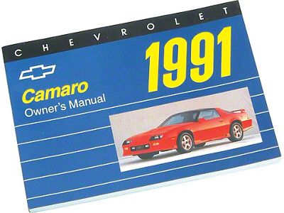 Camaro Owner's Manual, 1991