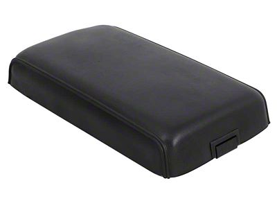 Padded Console Lid; Black (82-92 Camaro)