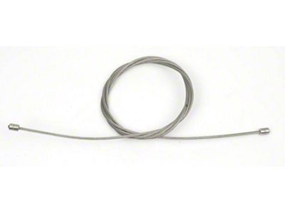 Camaro Parking Brake Cable, Intermediate, Stainless Steel, 88 1/2, For Cars With Big Block Engine, 1967