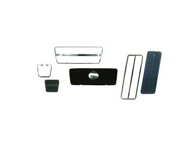 Camaro Pedal Pad & Trim Kit, For Cars With Front Disc Brakes & Automatic Transmission, 1969-1981