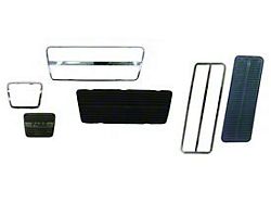 Pedal Pad & Trim Kit, For Cars With Drum Brakes & Automatic Transmission (67-68 Camaro)