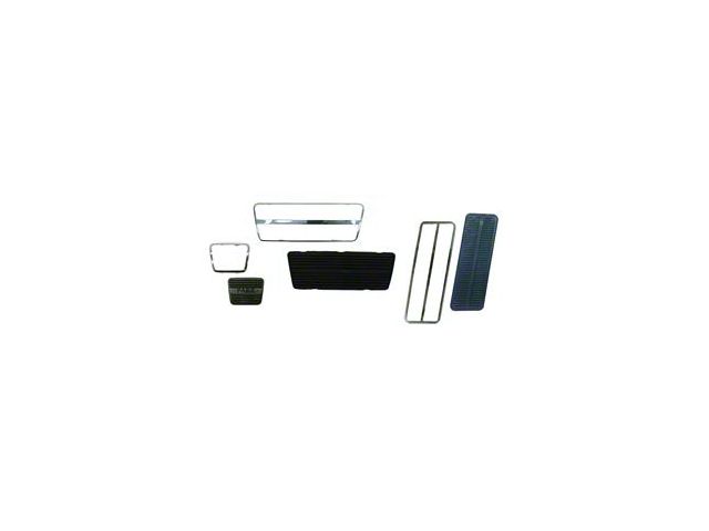 Camaro Pedal Pad & Trim Kit, For Cars With Drum Brakes & Automatic Transmission, 1967-1968