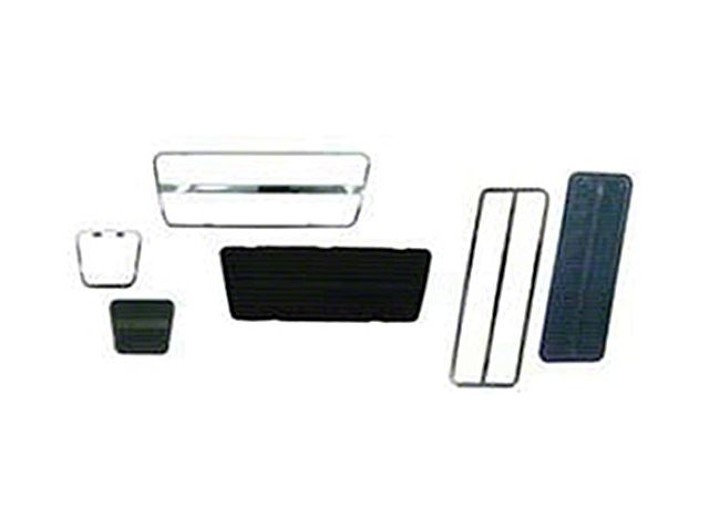 Camaro Pedal Pad & Trim Kit, For Cars With Drum Brakes & Automatic Transmission, 1969-1981