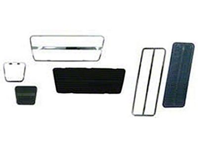 Camaro Pedal Pad & Trim Kit, For Cars With Drum Brakes & Automatic Transmission, 1969-1981