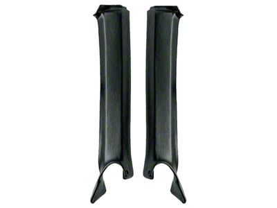 Pillar Posts Moldings; Dark Green (1969 Camaro Coupe)