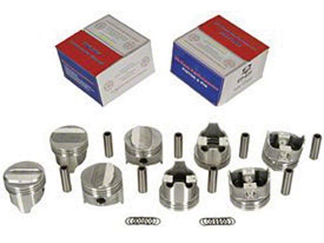 Camaro Piston Set, 302ci, 11:1, 0.040 Over, High-Performance, 1967-1969 (Z28 Coupe)