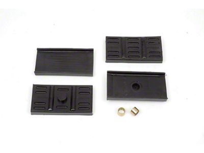 Camaro Polyurethane Mono Leaf Spring Mount Pads, 1967-1969