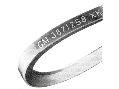 Camaro Power Steering Belt, 327ci, 1967