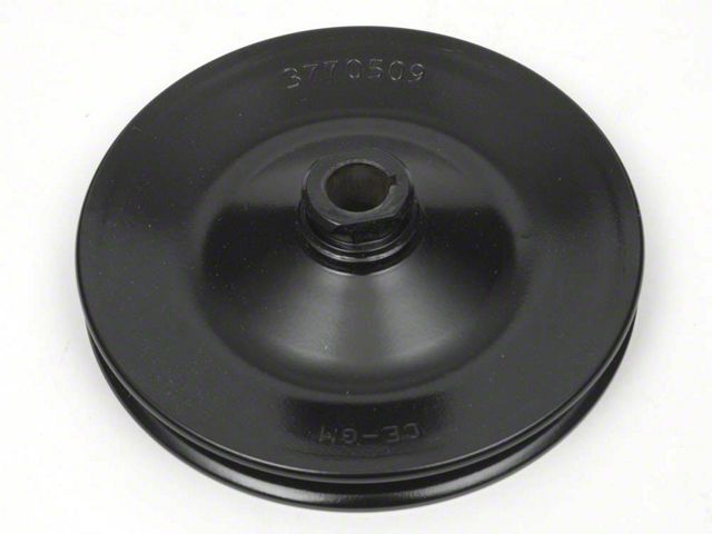 Camaro Power Steering Pump Pulley, 350ci, 1967-1968, All Engines, Except For Cars With Air Conditioning & 396/375hp, 1969, Single Groove