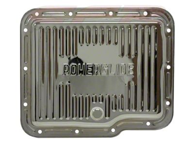 Powerglide Transmission Pan; Chrome (67-72 Camaro)