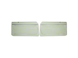 Pre-Assembled Platinum Edition Front Door Panels; White (1969 Camaro)