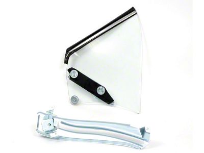 OPR Quarter Window Assembly,Coupe,Left,67-69
