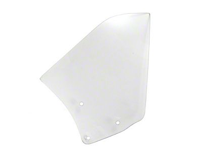 Camaro Quarter Window Glass, Clear, Convertible, Right, 1967-1969