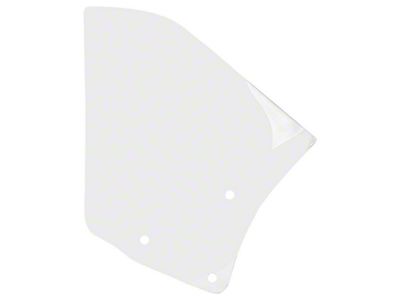 Quarter Window Glass; Clear; Passenger Side (68-69 Camaro Convertible)