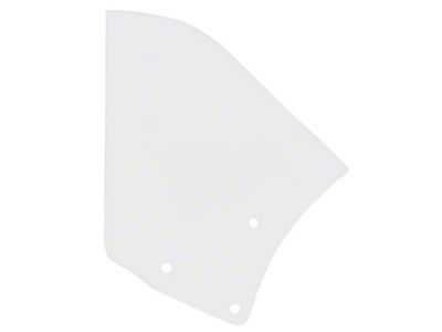 Quarter Window Glass; Clear; Passenger Side (1967 Camaro Convertible)