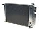 Camaro Radiator, Aluminum, 23, Griffin HP Series, For CarsWith Automatic Transmission, 1967-1969