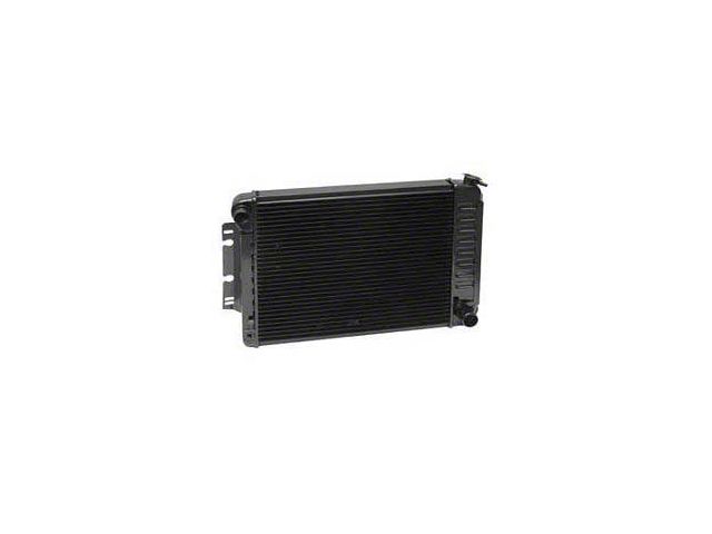 Camaro Radiator, Copper 2 Core, For Cars With Manual Transmission & Air Conditioning, U.S. Radiator, 1972-1979