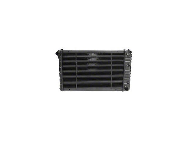Camaro Radiator, Copper 3 Core, For Cars With Manual Transmission & Without Conditioning, U.S. Radiator, 1972-1979