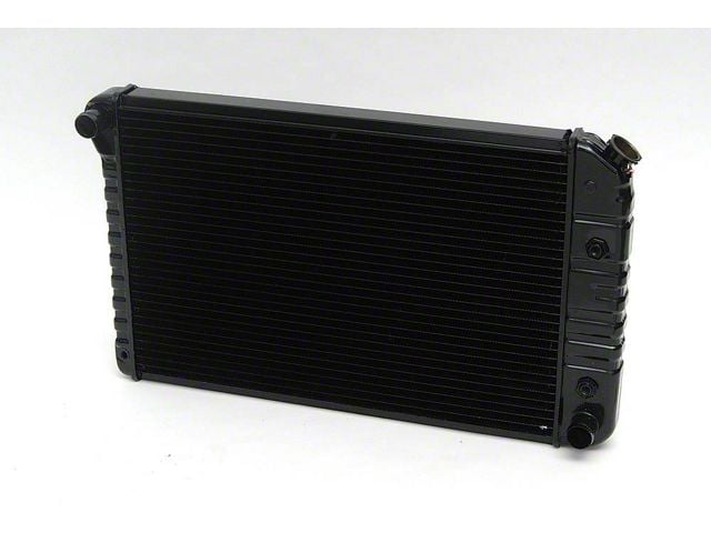 Camaro Radiator, Copper 3 Core, Small Block, For Cars With Automatic Transmission & Air Conditioning, U.S. Radiator, 1970-1971