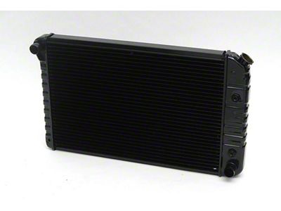 Camaro Radiator, Copper 3 Core, Small Block, For Cars With Automatic Transmission & Air Conditioning, U.S. Radiator, 1970-1971
