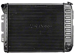 Camaro Radiator, Small Block, 3-Row Core, For Cars WithManual Transmission, U.S. Radiator, 1967-1969