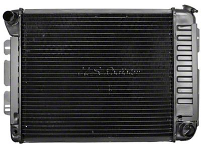 Camaro Radiator, Small Block, 3-Row Core, For Cars WithManual Transmission, U.S. Radiator, 1967-1969