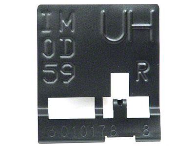 Camaro Radiator Tag, UH & OD Coded, 302ci, Harrison, 1967-1968 (Z/28 Coupe)