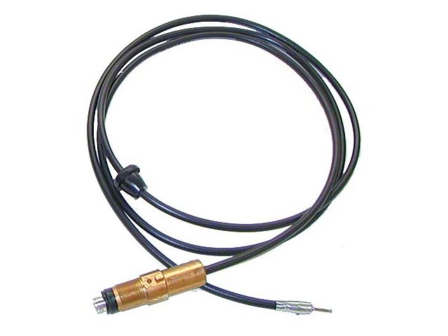 Camaro Radio AM/FM Antenna Cable, Front Mount, With AntennaBody, 1969