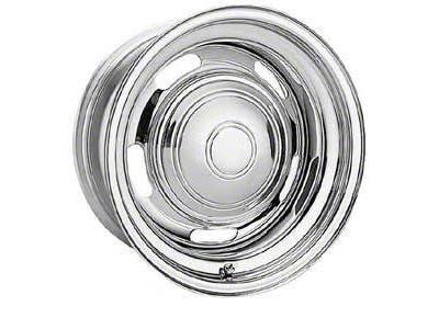 Camaro Rally Wheel, 15 x 6, Chrome, With 3-1/2 Backspacing