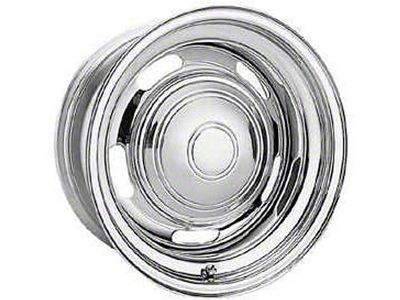 Camaro Rally Wheel, 15 x 8, Chrome, With 4-1/4 Backspacing