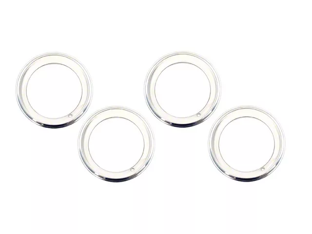 Camaro Rally Wheel Trim Ring Set, 15 x 7, With Inside StyleClips, 1969-1981