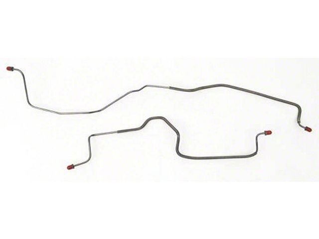 Camaro Rear Axle Brake Lines, For Cars With Drum Brakes, 1982-1983