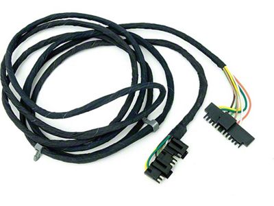 Camaro Rear Body & Taillight Wiring Harness, Without Seat Belt Warning, 1970-1972