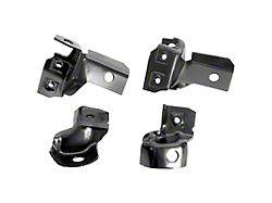 Rear Bumper Bracket Set; 4-Pieces (1969 Camaro)