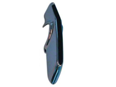 Camaro Rear Bumper Guard, Chrome, Deluxe, Fits Left Or Right, With Rubber Insert, 1967-1968