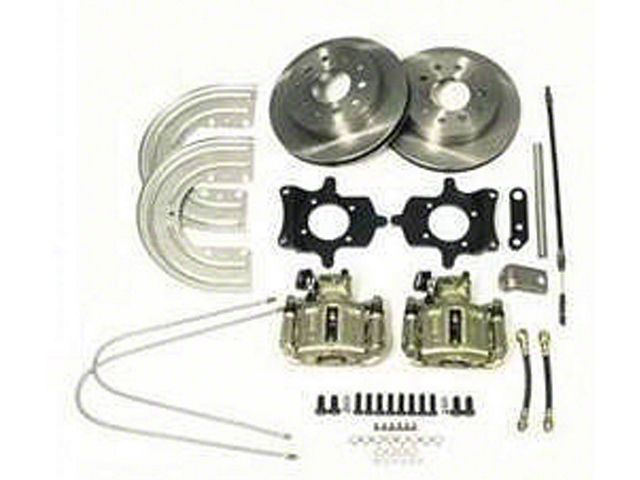 Camaro Rear Disc Brake Conversion Kit, For Use With Staggered Rear Shocks, 1970-1974