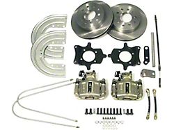 The Right Stuff Detailing Rear Disc Brake Conversion Kit, For Use With Staggered Rear Shocks (73-81 Camaro)