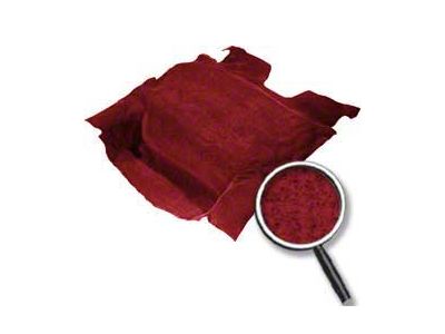 Rear Hatch Carpet; Dark Carmine Red (82-92 Camaro Coupe)