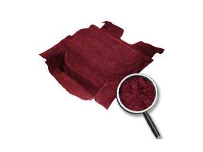 Rear Hatch Carpet; Dark Carmine Red (82-92 Camaro Coupe)