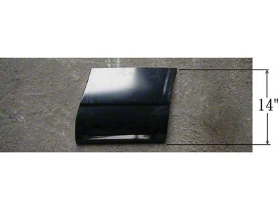 Rear Lower Front Fender Patch Panel; Driver Side (70-81 Camaro)