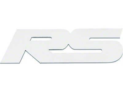 Camaro Rear Panel Emblem, RS, Stainless Steel