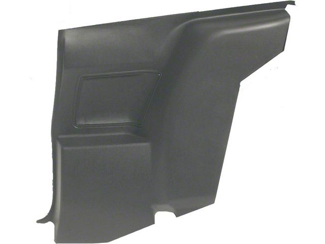 Camaro Rear Side Panel, For Standard Interior, Right, Black,1970-1971